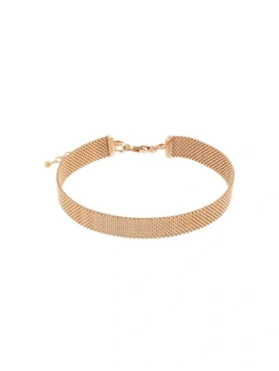 Shop Alinka 18kt Rose Gold Mesh Silhouette Choker