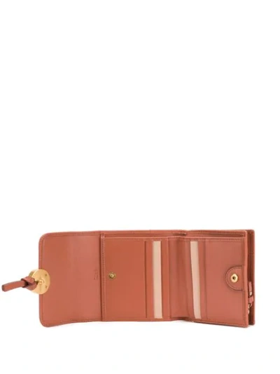 Shop Chloé Small Indy Wallet In Brown