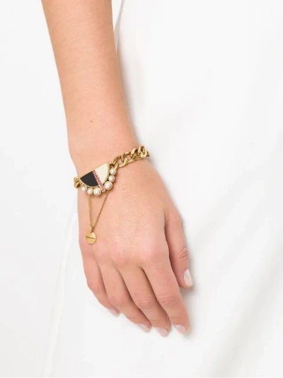 Shop Camila Klein Amor Chain Bracelet In Metallic