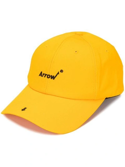 ADER ERROR BUCKLED BASEBALL CAP - 黄色