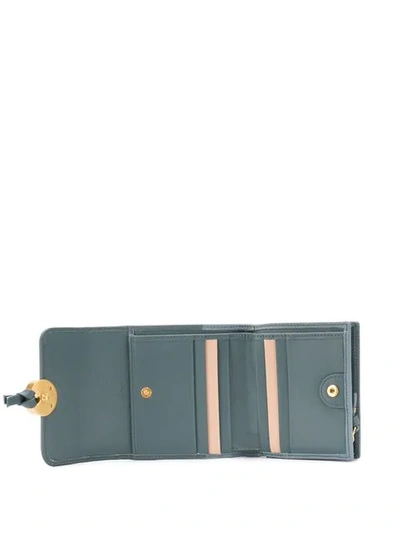Shop Chloé Small Indy Wallet In Blue