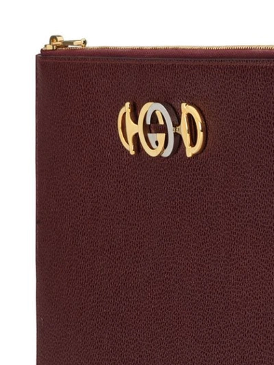 Shop Gucci Zumi Pouch In Red