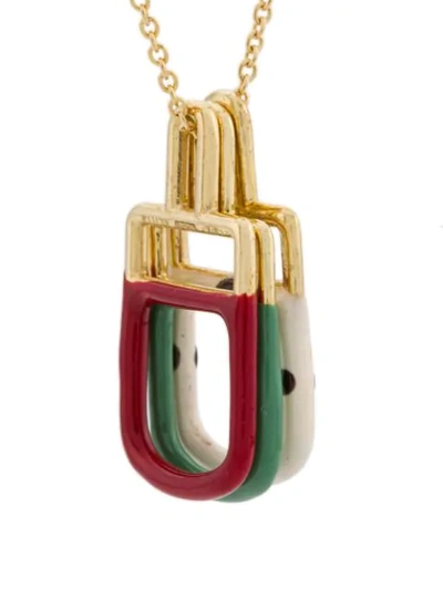 Shop Aliita 9kt Yellow Gold Ice Pop Trio Pendant Necklace