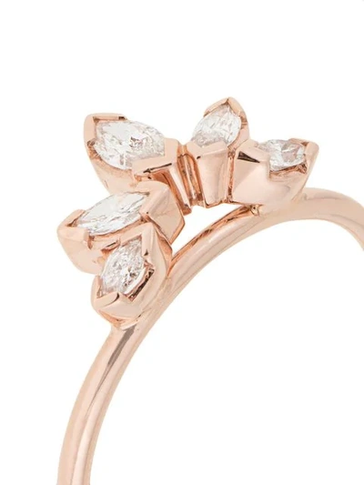 Shop Natalie Marie 14kt Rose Gold Diamond Sun Ring