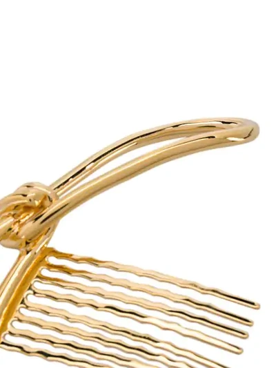 Shop Annelise Michelson Single Wire Hair Clip In Gold