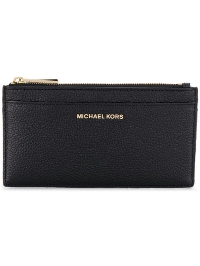 Shop Michael Michael Kors Large Card Case In Black