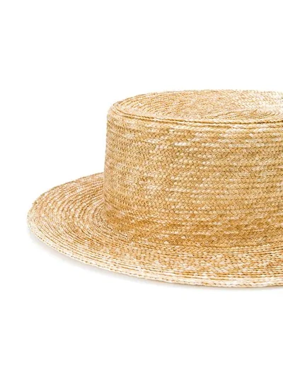 Shop Eshvi X 711 Jupiter Straw Hat In Neutrals