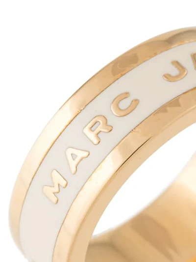 Shop Marc Jacobs Ring Mit Logo In Gold
