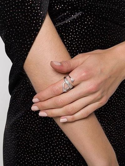 Shop V Jewellery Anie Ring In Silver