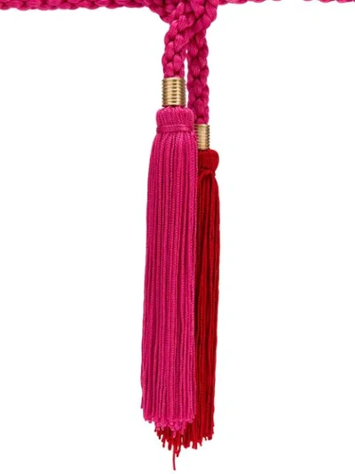 Shop Philosophy Di Lorenzo Serafini Cord Belt In Pink