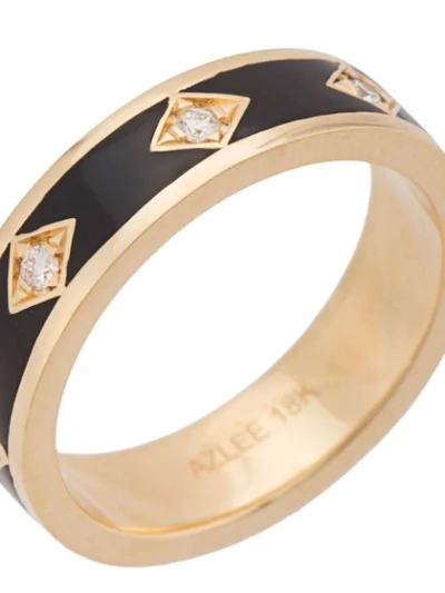 Shop Azlee Band Ring In Ylwgld