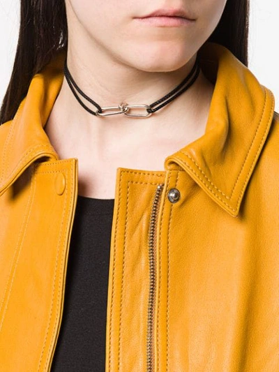 Shop Annelise Michelson Wire Cord Choker In Silver