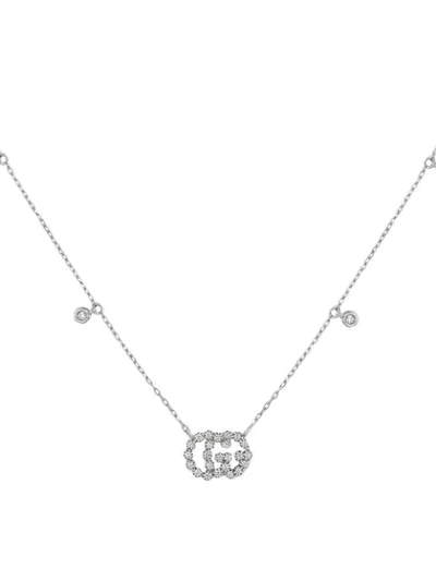 Shop Gucci Gg Running Necklace In 9066 Silver