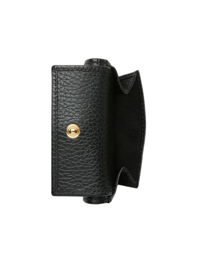 Shop Gucci Gg Mermont Leather Wallet - Black