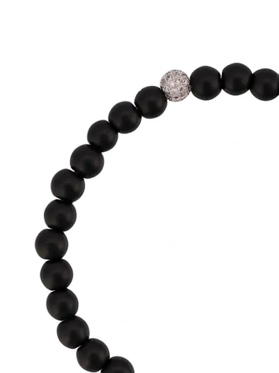 Shop Lord And Lord Designs Jay Z Beaded Bracelet In Black