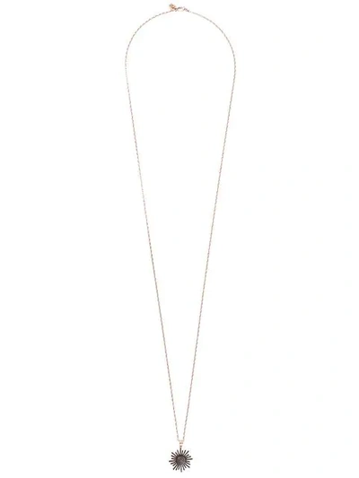 Shop Maha Lozi Tequila Sunrise Necklace In Black