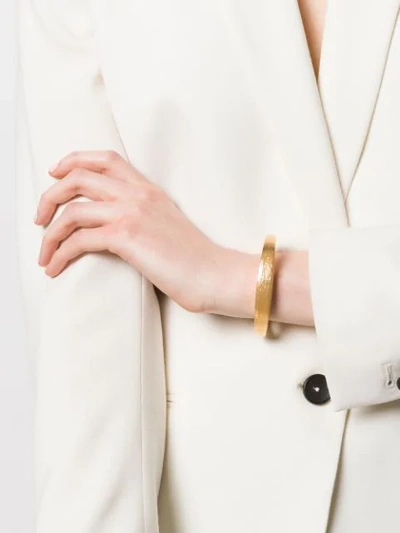 Shop Givenchy Classic Cuff In Gold