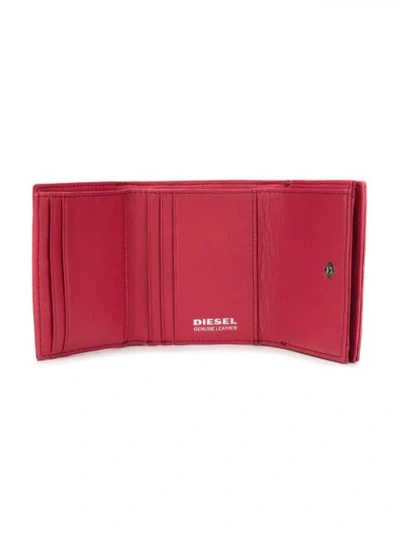 Shop Diesel Loretta Wallet In Red