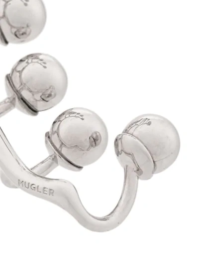 Shop Mugler Embellished Ear Cuff - Silver