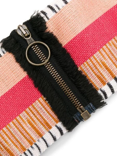 Shop Missoni Stretch Waist Belt In Orange