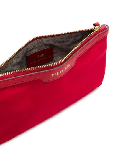 Shop Anya Hindmarch Circus Loose Pocket First Aid Pouch - Red