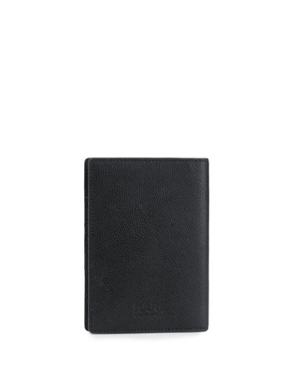 Shop Karl Lagerfeld Rue St Guillaume Passport Holder In Black