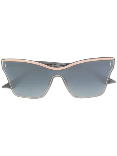 Shop Dita Eyewear Silica Sunglasses In Grey