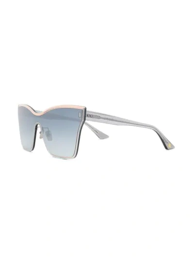 Shop Dita Eyewear Silica Sunglasses In Grey