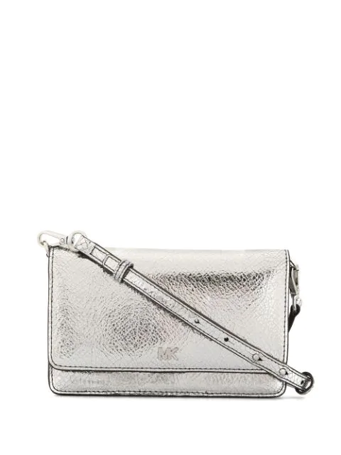 metallic purse