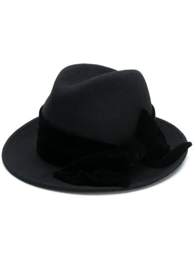 Shop Ca4la Side Bow Hat - Black