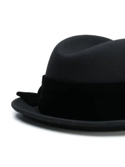 Shop Ca4la Side Bow Hat - Black