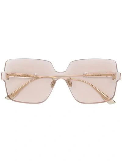 Shop Dior 'colourquake1' Sonnenbrille In Neutrals