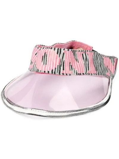 Shop Missoni Mare Intarsia Logo Beach Hat - Pink