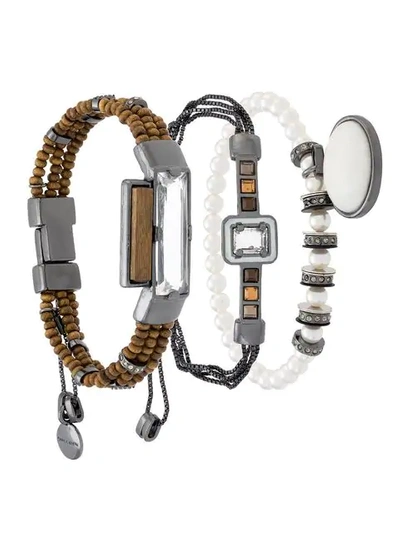Shop Camila Klein Bracelet Set In Metallic