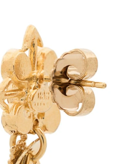 Shop Gas Bijoux Feather Earrings In Gold