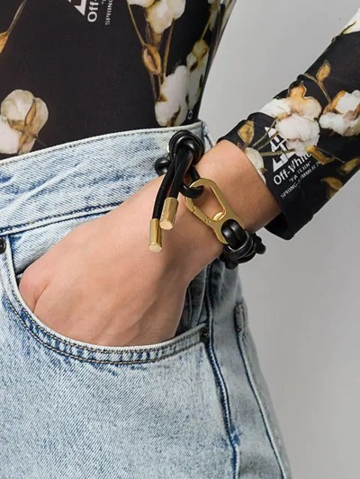 Shop Ambush Snap-hook Bracelet In Black