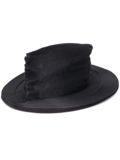 Shop Issey Miyake Orbit Brimmed Hat In 15 Black
