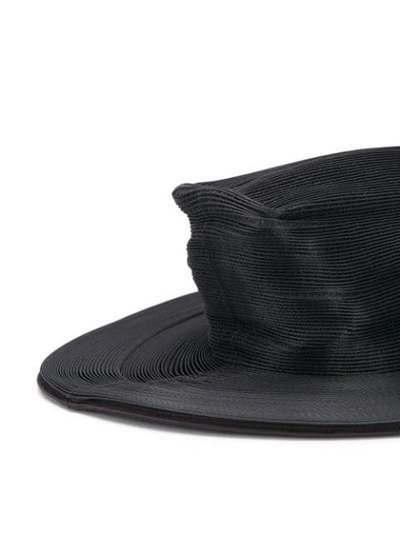 Shop Issey Miyake Orbit Brimmed Hat In 15 Black