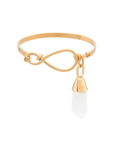 Shop Marni Infinity Bracelet In Gold