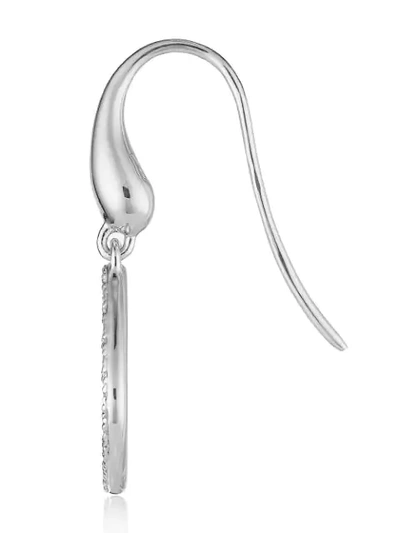 Monica Vinader Womens Riva Kite Sterling Silver And Diamond Earrings In Silver