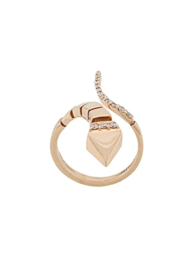 Shop Anapsara Snake Shaped Ring - Gold