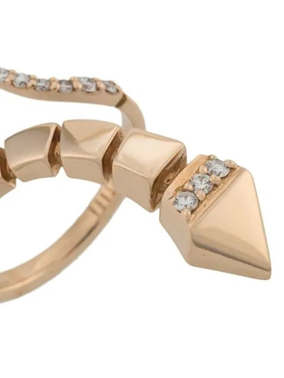 Shop Anapsara Snake Shaped Ring - Gold