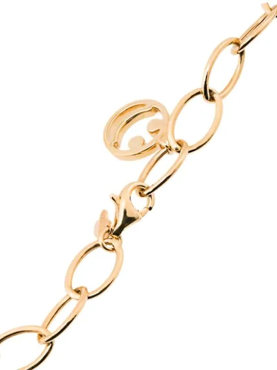 Shop Rosa De La Cruz Yellow Charm Gold Bracelet In Metallic
