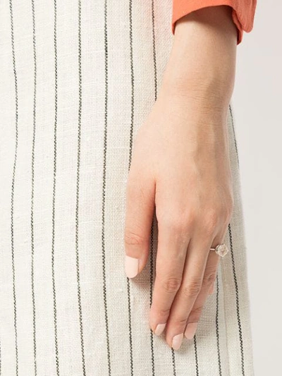 Shop Natalie Marie Rutilated Quartz Ring In Neutrals