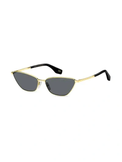 Shop Marc Jacobs Marc 369 Sunglasses In Gold