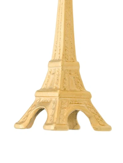 Shop Balenciaga Eiffel Tower Earring In Metallic