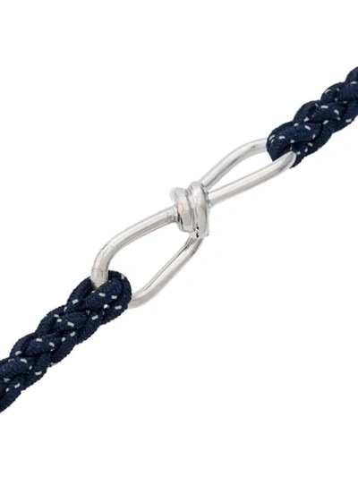 Shop Annelise Michelson Small Wire Cord Bracelet In Blue