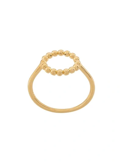 Shop Astley Clarke Beaded Stilla Arc Ring In Gold