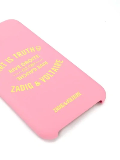 ZADIG&VOLTAIRE IPHONE X PHONE CASE - 粉色