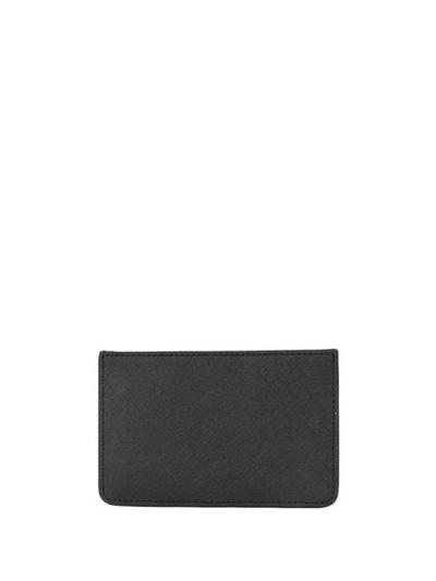 Shop Tory Burch Robinson Slim Card Case In Black